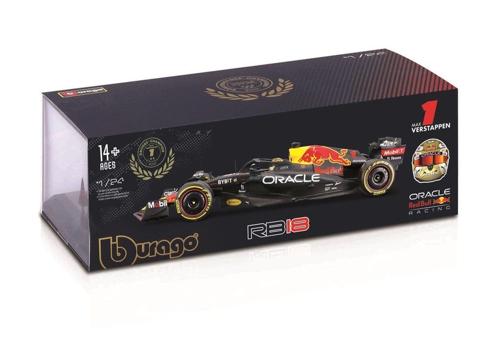 Bburago F1 1/24 in Showcase 2023 F-1 Red Bull Racing RB-19 #1 Verstappen Champion