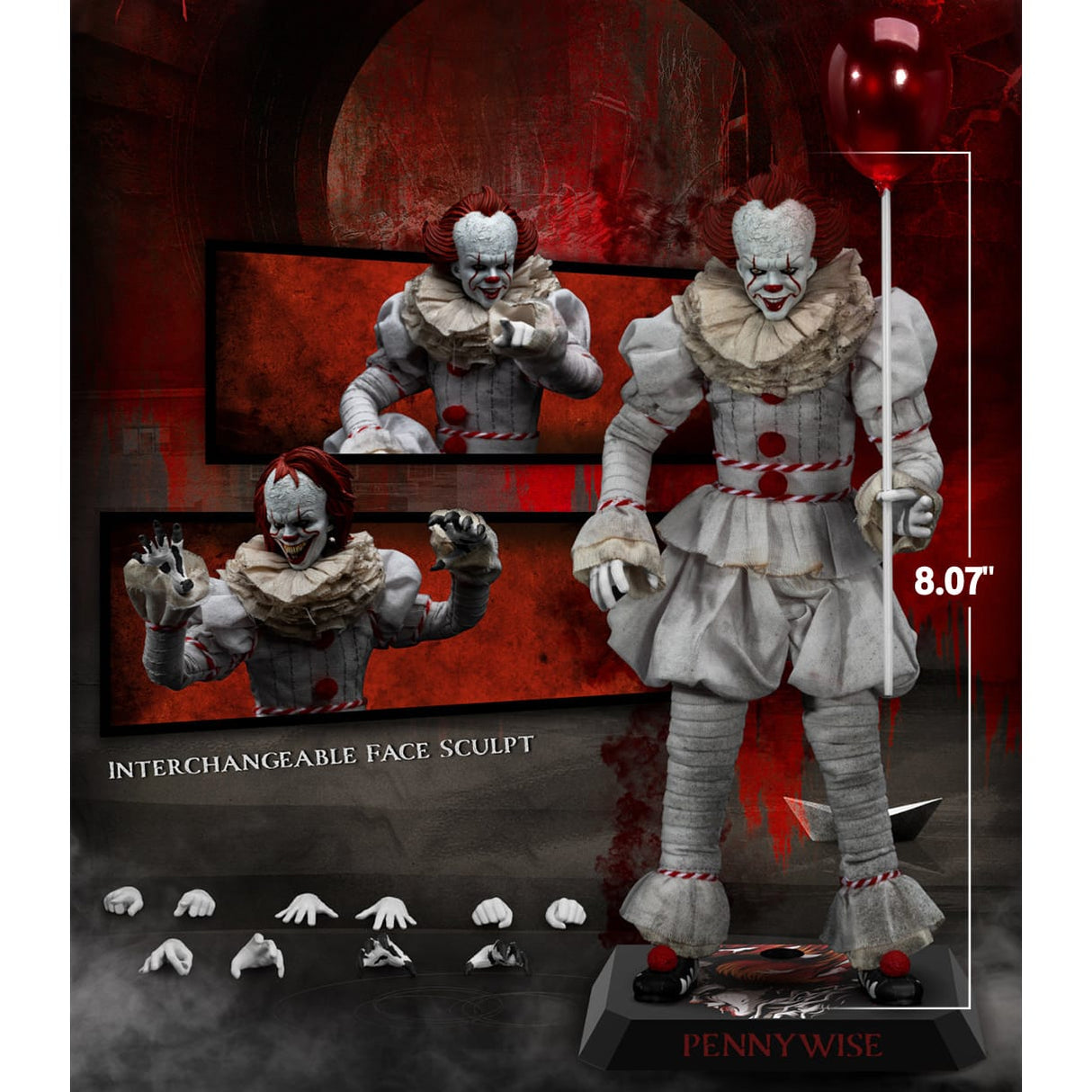 Beast Kingdom Dynamic Action Heroes IT Pennywise