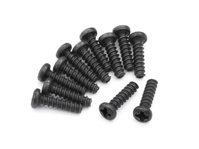 BlackZon 540047 Slyder Pan head Self Tapping Screws 2x8mm (12pcs)