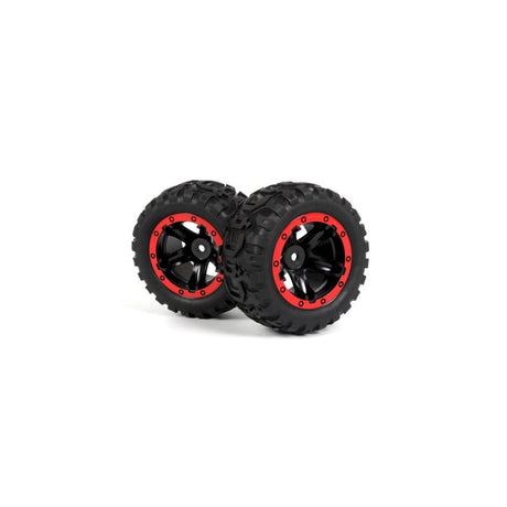 Blackzon 540194 Slyder MT Wheels/Tires Assembled (2pcs) - Hobbytech Toys
