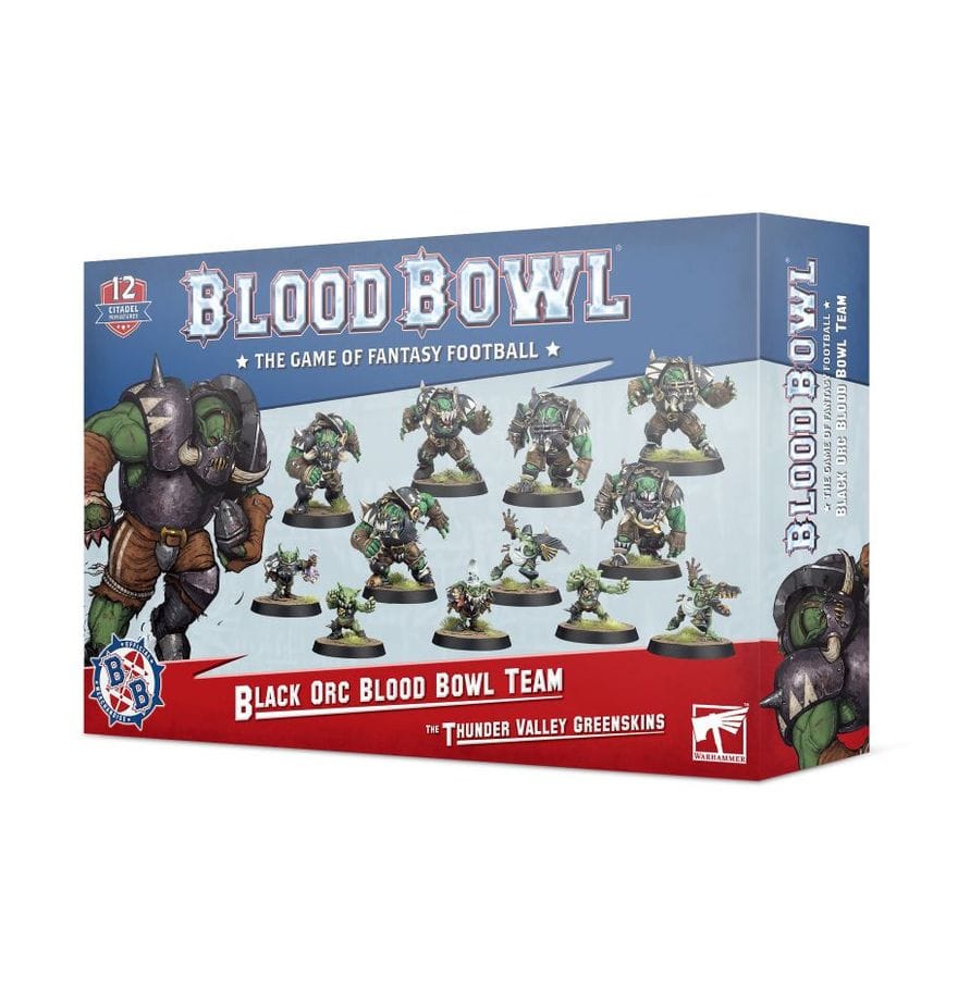 Blood Bowl: Black Orc Team The Thunder Valley Greenskins [202-12]