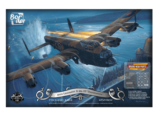 Border Model 1/32 Lancaster B.MKIII Dambuster Plastic Model Kit [BF-011]