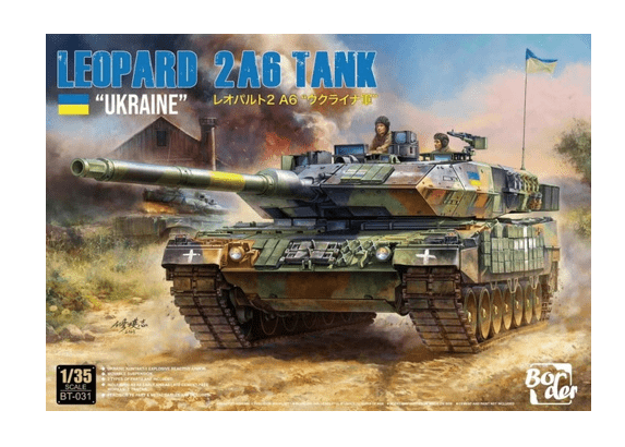 Border Model 1/35 Leopard 2A6 UKRAINE Plastic Model Kit