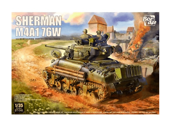 Border Model 1/35 Sherman M4A1 76W Plastic Model Kit