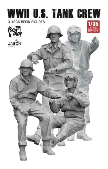 Border Model 1/35 WW II U.S. Tank Crew Plastic Model Kit
