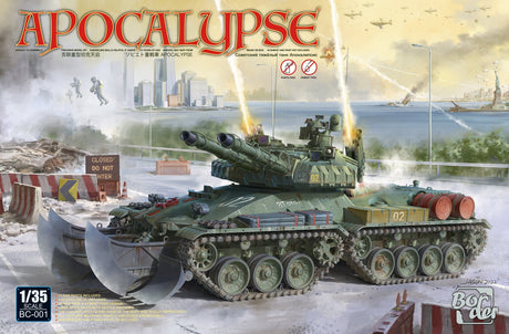 Border Model 1/35 Soviet Apocalypse Tank Plastic Model Kit [BC001] - Hobbytech Toys