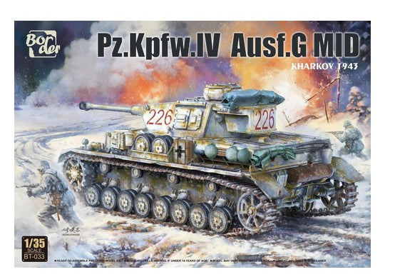 Border Model 1/35 Pz.Kpfw. IV Ausf. G MID Kharkov 1943 Plastic Model Kit