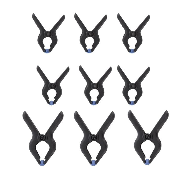 Bravo Handtools Nylon Grip Clamps - 3 x 75mm; 6 x 50mm [110400] - Hobbytech Toys