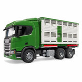 Bruder 3548 Agriculture Scania Super 560R Cattle Transporter with 1 Cow - Hobbytech Toys