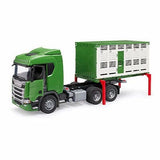 Bruder 3548 Agriculture Scania Super 560R Cattle Transporter with 1 Cow - Hobbytech Toys