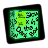 Cards Against Humanity Family Edition First Expansion Glow In The Dark Box