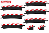 Carrera 20567 Evo/Digital Outside Shoulder For 1/30 Curve (6pcs) Carrera SLOT CARS - PARTS