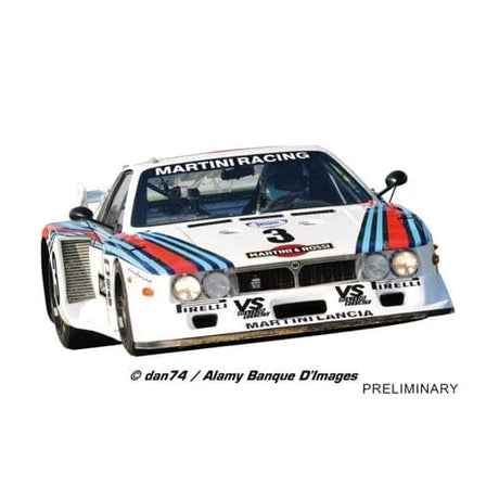 Carrera 27734 Evolution 1/32 Lancia Beta Montecarlo Turbo Martini Racing, No.3,  Daytona81 - Hobbytech Toys