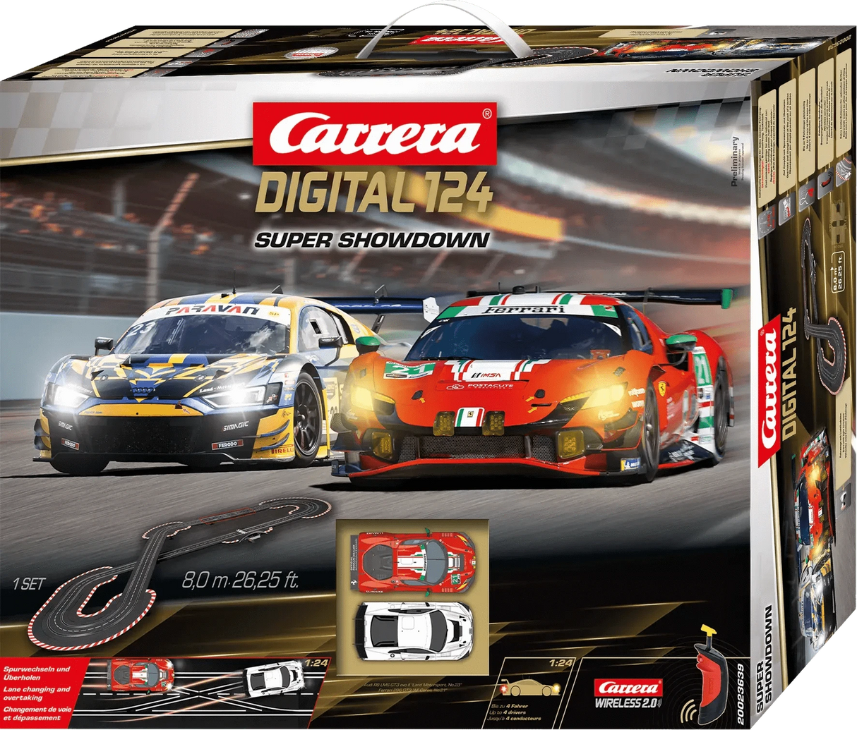 Carrera Digital 1/24 Super Showdown Wireless 2.0 Slot Car Set [23639]