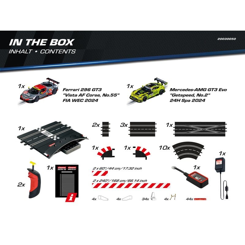 Carrera Digital 1/32 Grid Masters Slot Car Starter Set