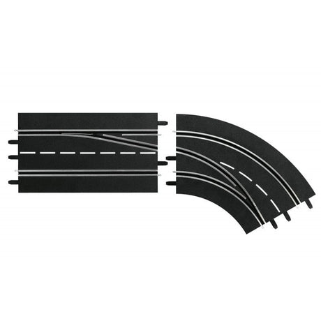 Carrera Digital 132/124 Lane Change Curve Right Out To In Carrera SLOT CARS - PARTS