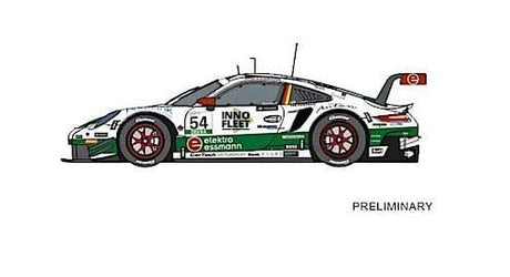 Carrera Evolution 1/32 Porsche 911 RSR CarTech Motorsport Bonk No.54 Slot Car [27799] - Hobbytech Toys