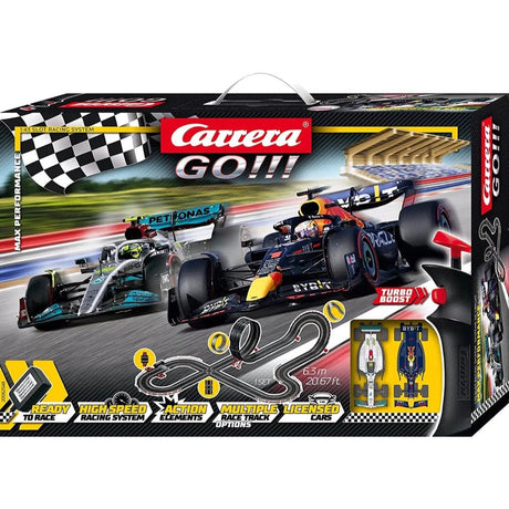Carrera GO!!! 1/43 F1 Max Performance 6.3m Track Slot Car Set [62548] - Hobbytech Toys