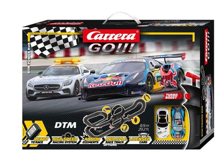 Carrera GO!!! 62543 DTM Power Run Set 8.9 Meter Track - Hobbytech Toys