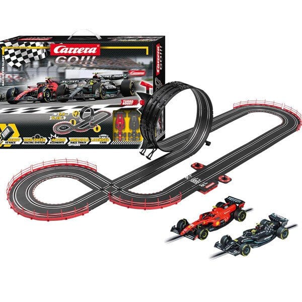 Carrera GO!!! Racing For Glory Ferrari & Mercedes Slot Car Set [62573] - Hobbytech Toys