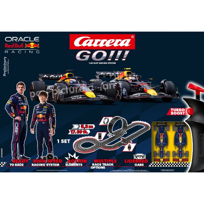 Carrera GO!!! Red Bull Racing 5.3m Slot Car Starter Set