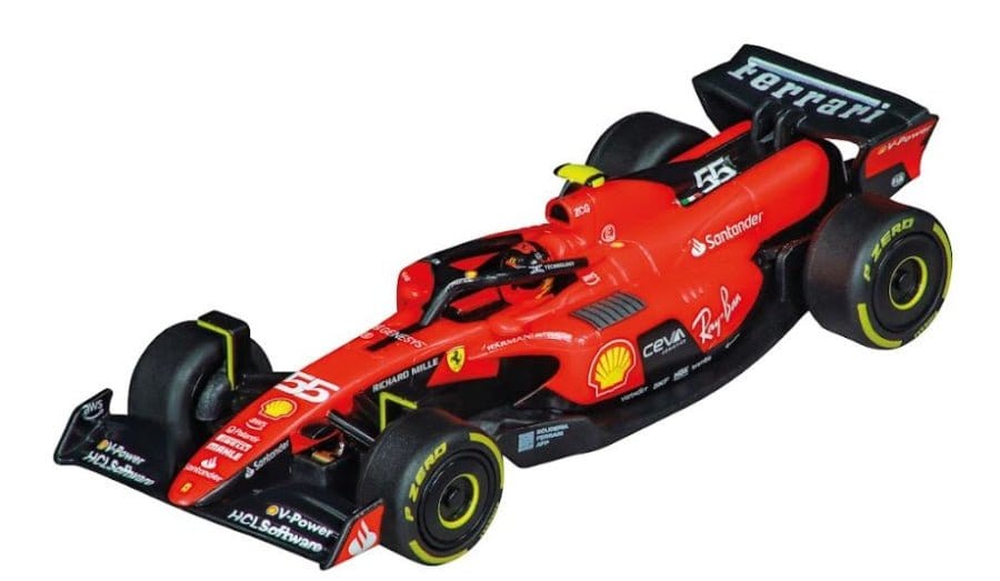 Carrera GO!!! Slot Cars 1/43 Ferrari SF - 23 - Carlos Sainz - Hobbytech Toys