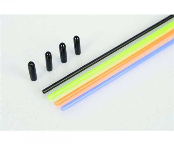 Carson Antenna Tube Neon - Assorted (4pcs) - Hobbytech Toys