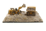 Cat 1/125 Weathered 797 + 994K & Diorama Weathered Series Diecast Model