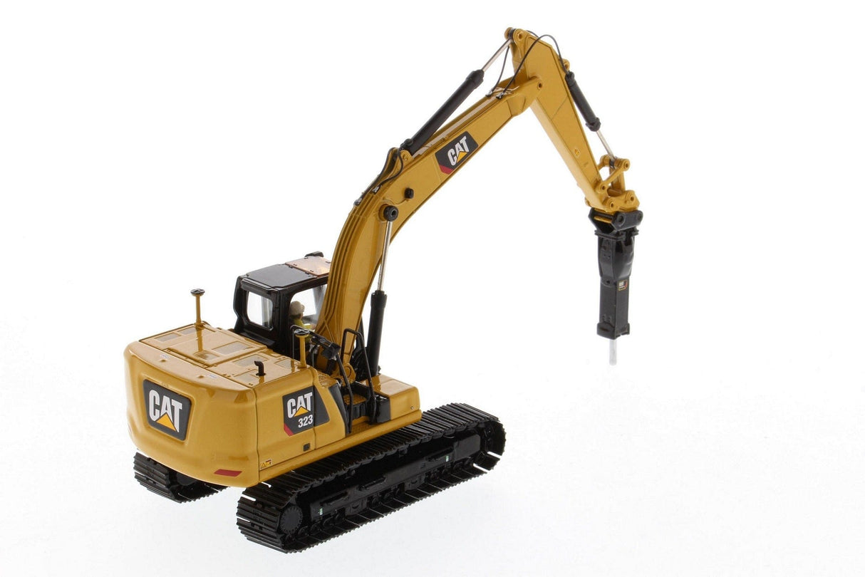 Cat 1/50 323 Hydraulic Excavator Work Tool High Line Diecast Model