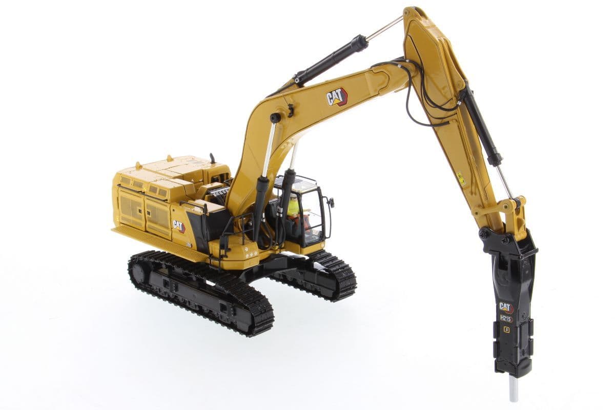 Cat 1/50 395 GP Excavator & 2 Work Tools High Line Diecast Model