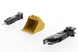 Cat 1/50 395 GP Excavator & 2 Work Tools High Line Diecast Model