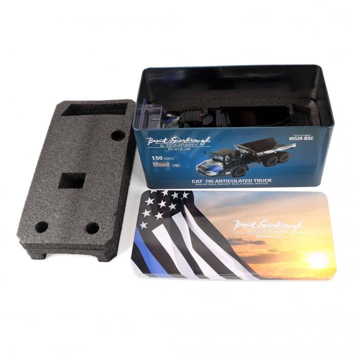 Cat 1/50 745 Articulated Truck Brent Scarbrough Livery Diecast Model