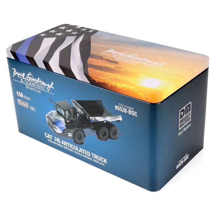 Cat 1/50 745 Articulated Truck Brent Scarbrough Livery Diecast Model