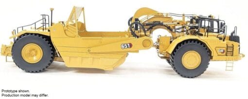 CCM 1/24 Cat 651 Wheel-Tractor Scraper museum quality diecast model