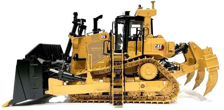 CCM Cat D9 Dozer U-Blade with Multi-Shank Ripper 1:24 diecast model
