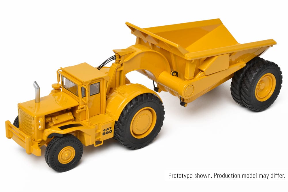 CCM Cat PR660 with Rear Dump Trailer 1:48 diecast model