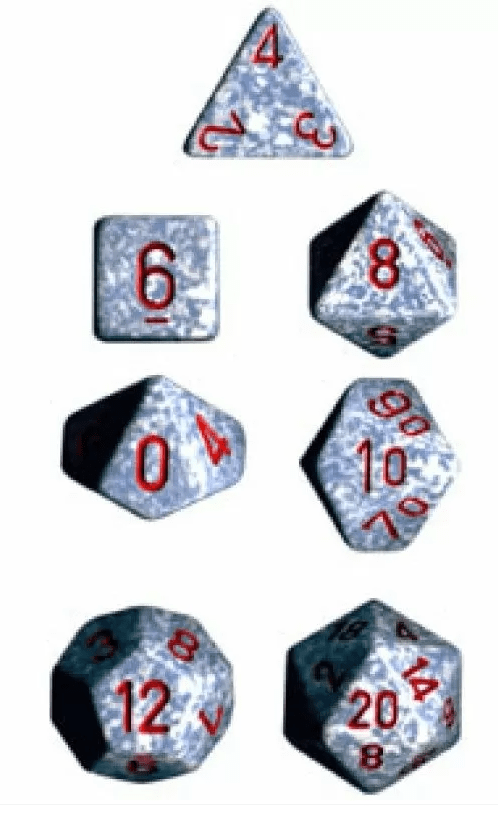 Chessex 25300 Speckled Polyhedral Air 7 - Die Set - Hobbytech Toys