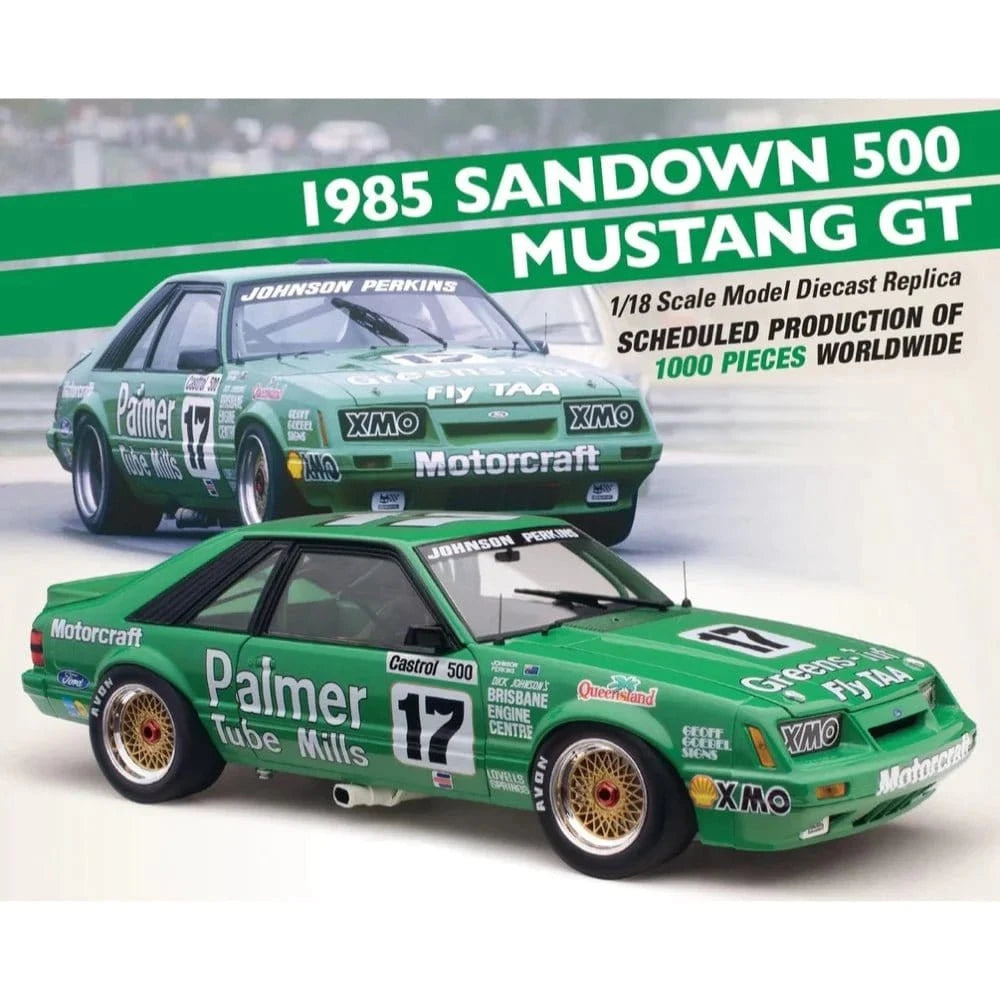 Classic Carlectables 18816 1/18 1985 Sandown 500 Mustang GT Diecast Model - Hobbytech Toys