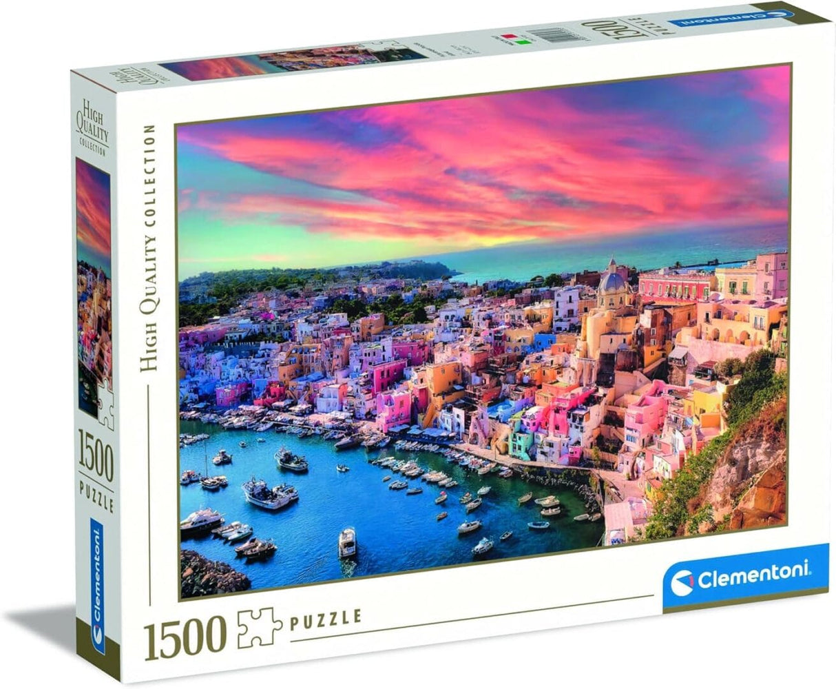 Clementoni Picturesque Procida Island 1500pc Jigsaw Puzzle