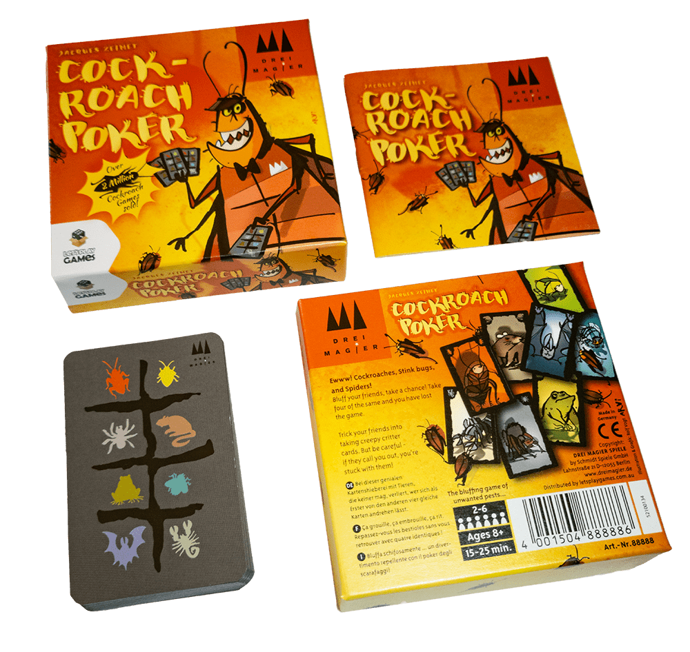 Cockroach Poker Card Game - Hobbytech Toys