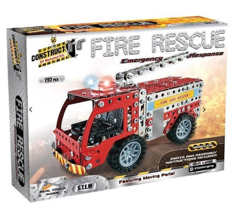 Construct It - Fire Rescue - Metal Model Kit - Hobbytech Toys