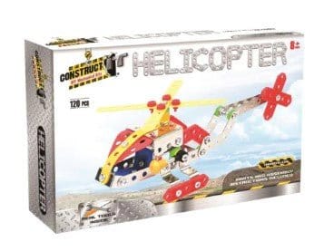 Construct It - Helicopter Metal Model Kit - Hobbytech Toys