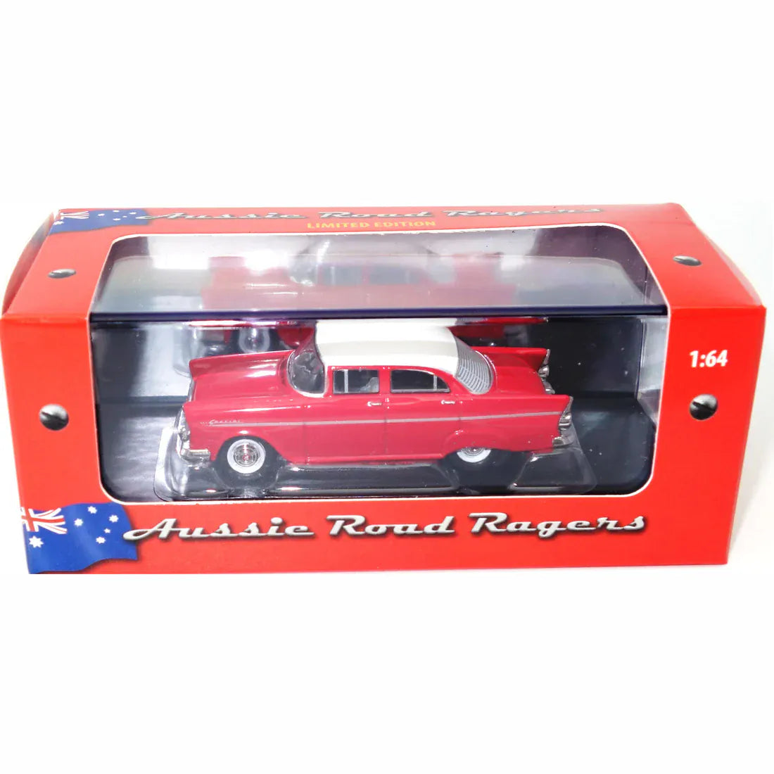 Cooee Classics 1/64 1961 EK SPECIAL SEDAN - Red with White Roof