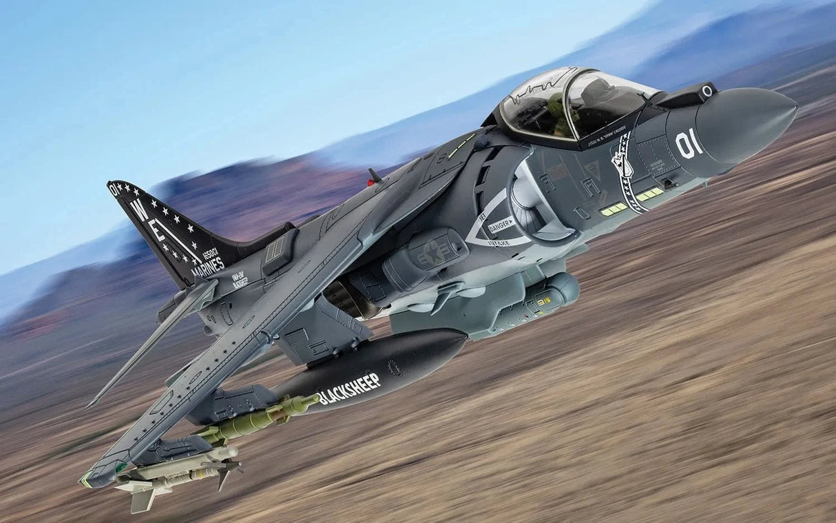 Corgi 1/48 McDonnell Douglas AV-8B Harrier II, VMA-214 Black Sheep Diecast Model [AA29303]