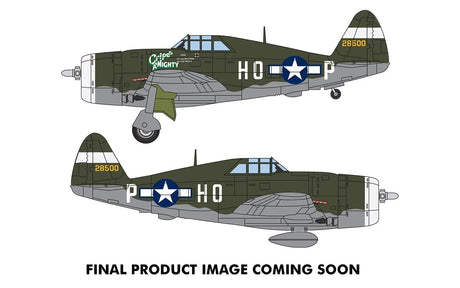 CORGI 1/72 Republic P-47D Thunderbolt, 42-8500 HO-P, Cripes A Mighty Diecast Model [AA33828]
