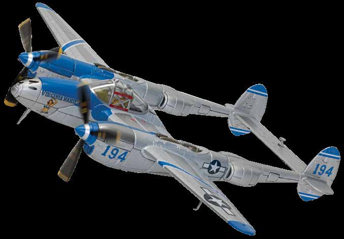 Corgi AA36618 Lockheed P-38J Lightning Virginia Marie 1/72 die-cast model