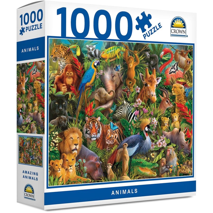 Crown 1000pc Puzzle - Animals