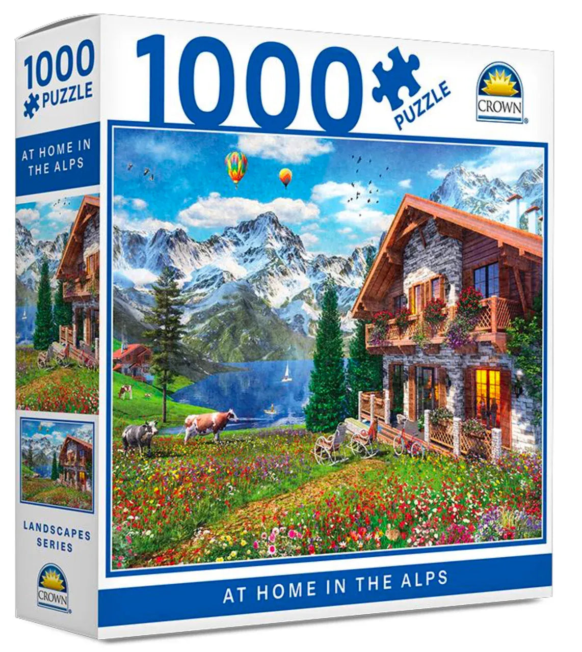 Crown 1000pc Puzzle At Home In The Alps