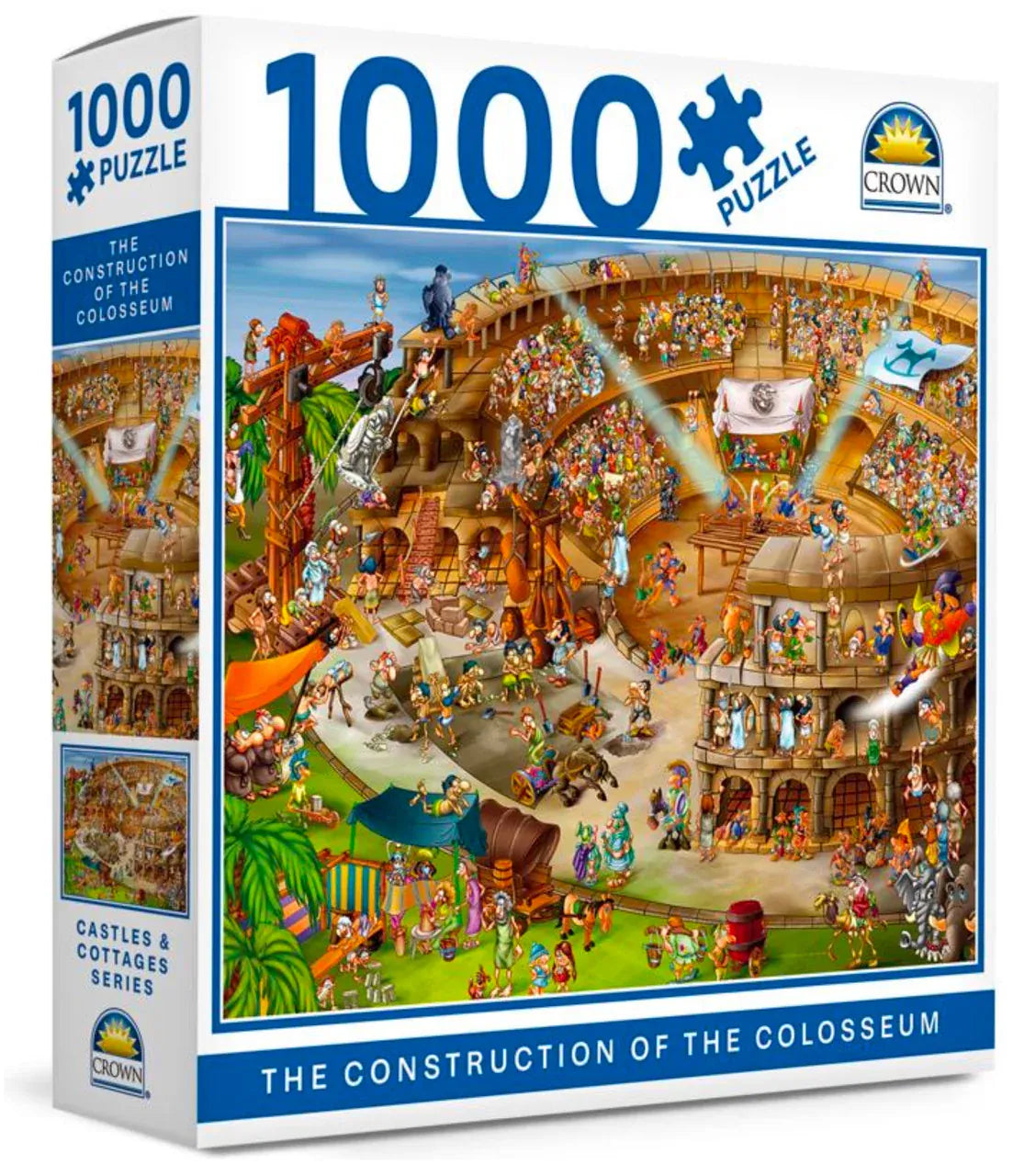 Crown 1000pc Puzzle Construction Of the Colosseum