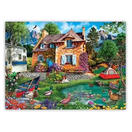 Crown 1000pc Puzzle Stone Cottage